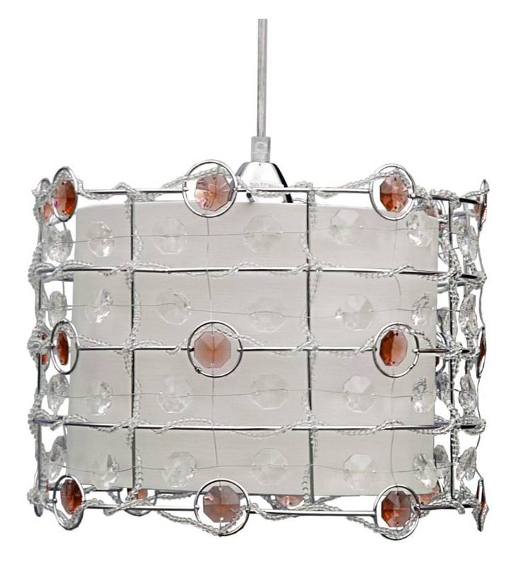 Pomarańczowa lampa wisząca sufitowa regulowana do salonu SENECA E27 metal