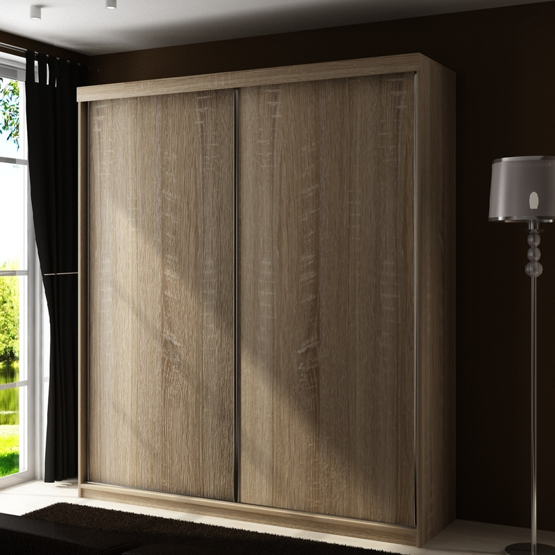 Szafa 150 cm dwudrzwiowa do przedpokoju dąb sonoma TARO