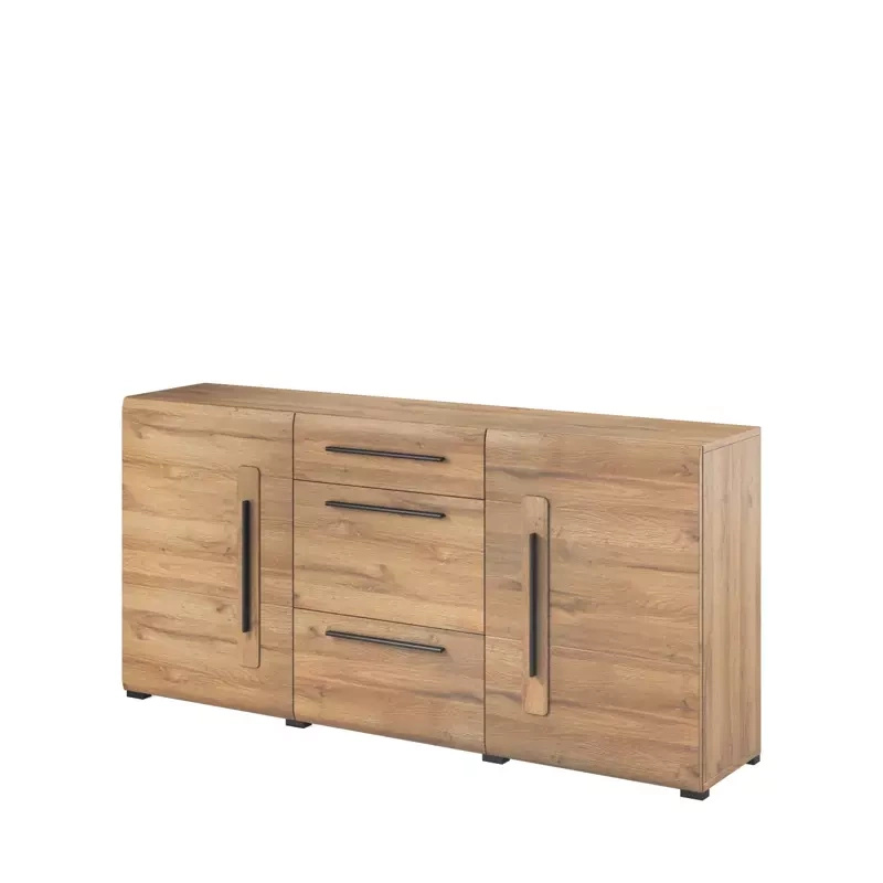 Rustykalna komoda do salonu TELOS dąb grandson