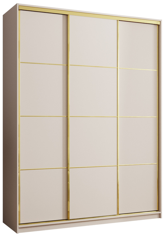 Szafa trzydrzwiowa 180 cm GOLD NEW MAX beż piaskowy