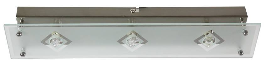 Lampa sufitowa listwa potrójna do salonu KRA nowoczesna