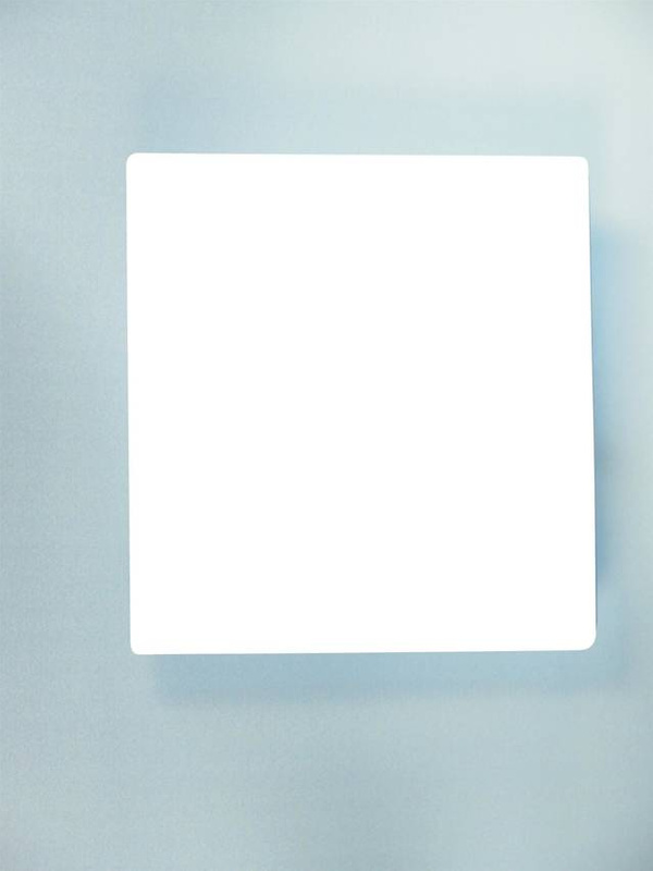 Niebieska lampa sufitowa plafon do salonu TRASH okrągła