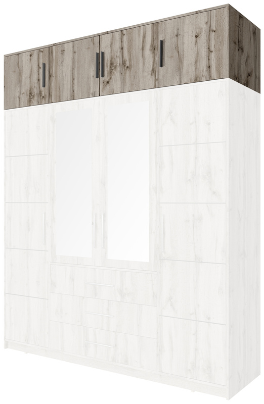 Nadstawka do szafy 240 cm BILL dąb wellington