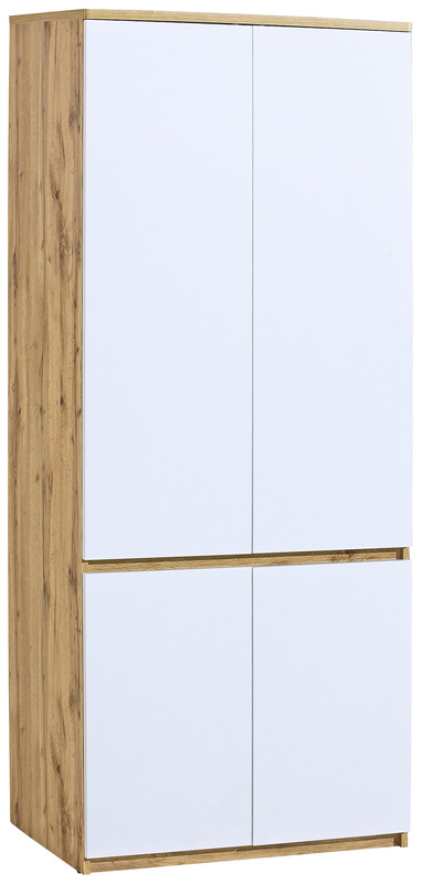 Nowoczesna szafa młodzieżowa z półkami 80 cm ANETT