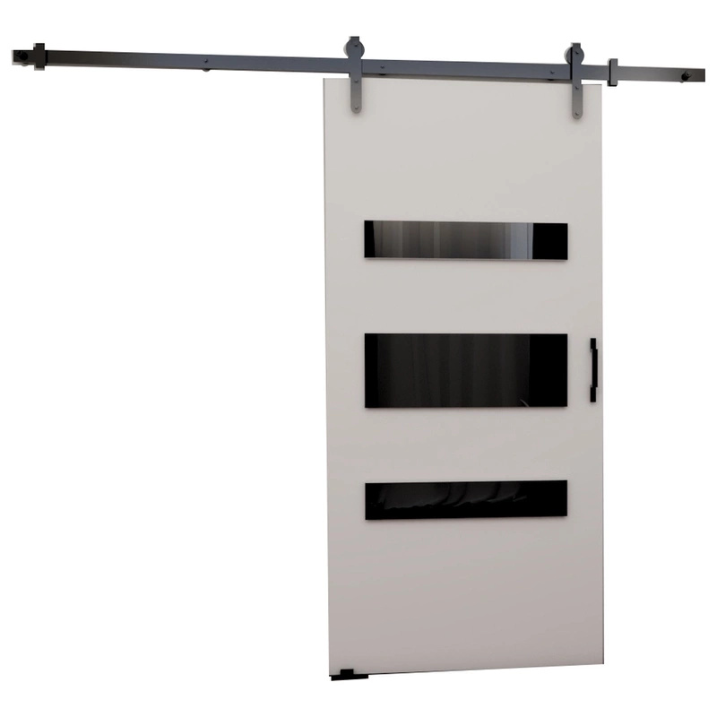 Białe drzwi przesuwne do garderoby 80 cm PELSO