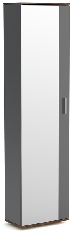Wysoka szafa z lustrem do przedpokoju 50 cm JOVITA
