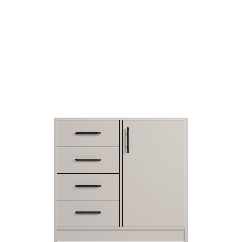 Komoda z szufladami do sypialni 90 cm SEVAS kaszmir