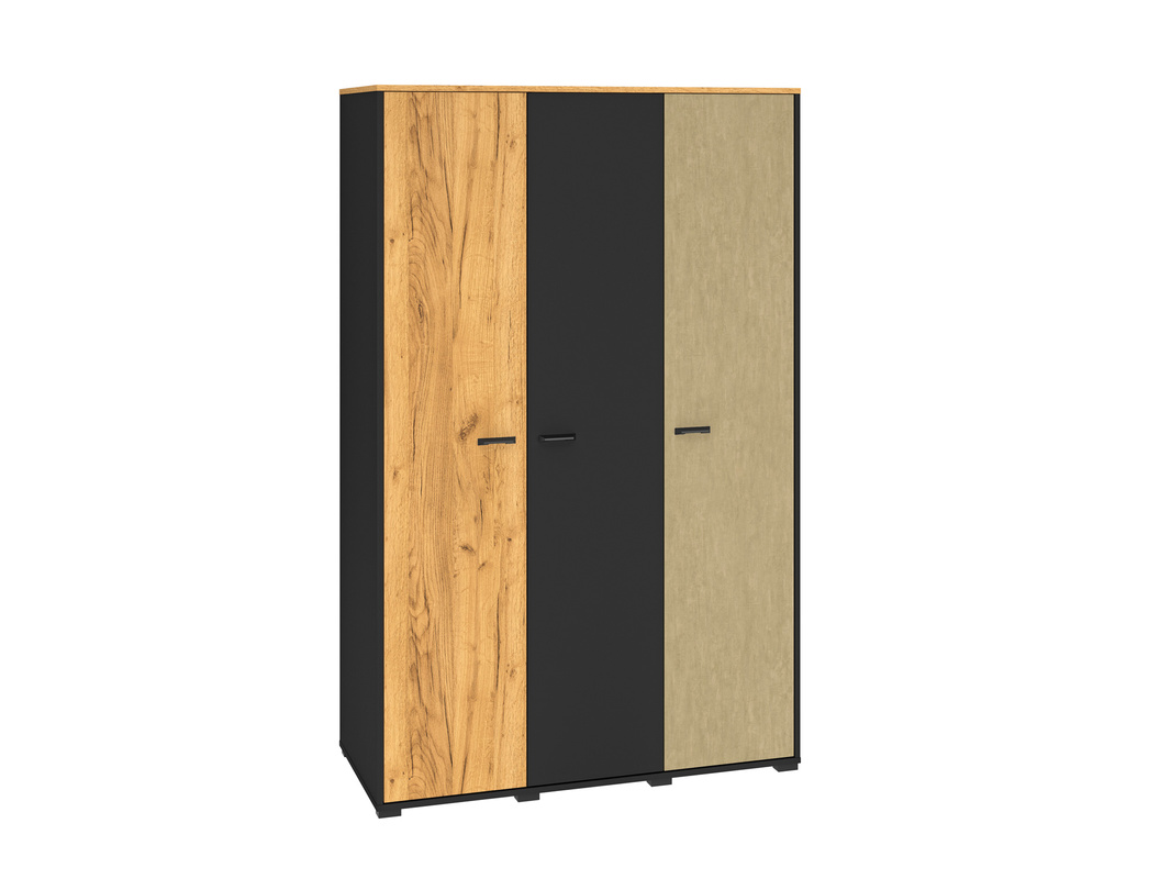 Szafa do pokoju młodzieżowego z drążkami 120 cm COLT