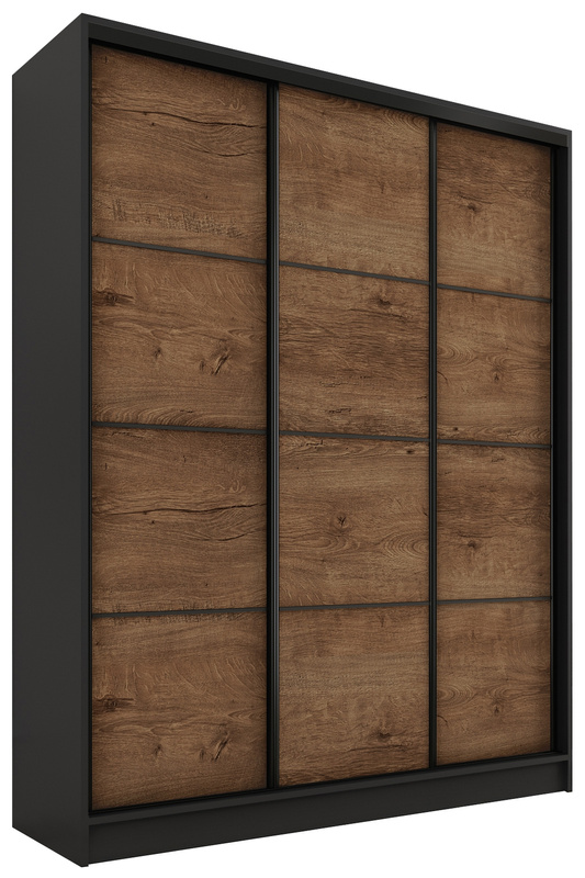 Szafa do przedpokoju 150 cm LOFT dąb lefkas