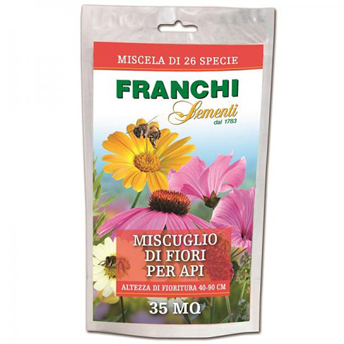 1 szt, Kwiaty dla pszczół, mieszanka odmian Morami - Nasiona: Ilość w opakowaniu: 400 ml