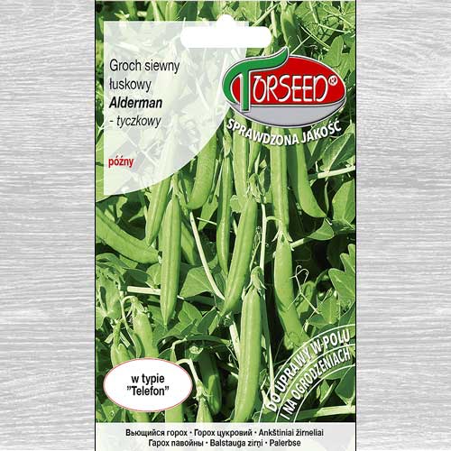 1 szt, Groch siewny łuskowy Alderman - Nasiona: Ilość w opakowaniu: 30 g