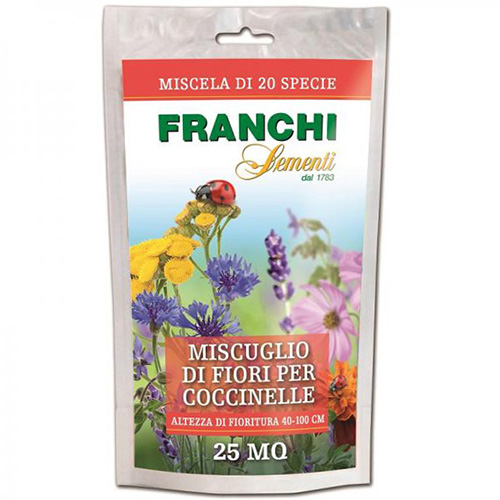 1 szt, Kwiaty dla biedronek, mieszanka odmian Morami - Nasiona: Ilość w opakowaniu: 400 ml