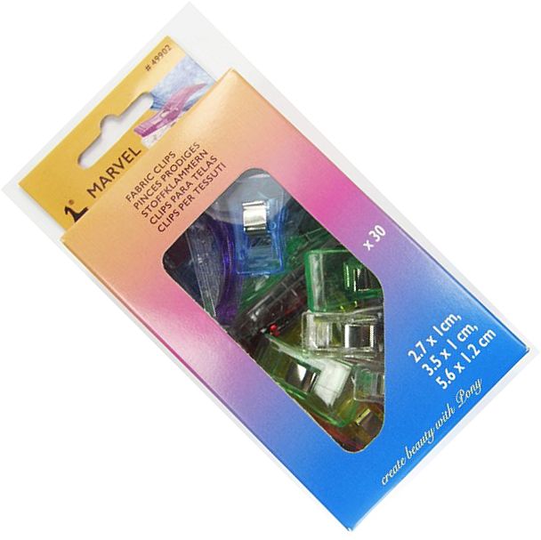 klipsy do robótek ręcznych 30szt MIX PONY 49902 .