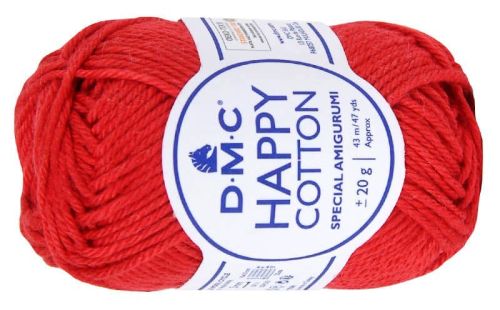 włóczka HAPPY COTTON DMC 789 / czerwony