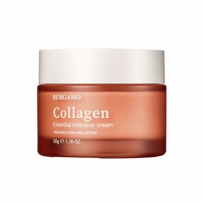 Bergamo Collagen Essencial Intensive Cream ujędrniający krem do twarzy z kolagenem, 50 g