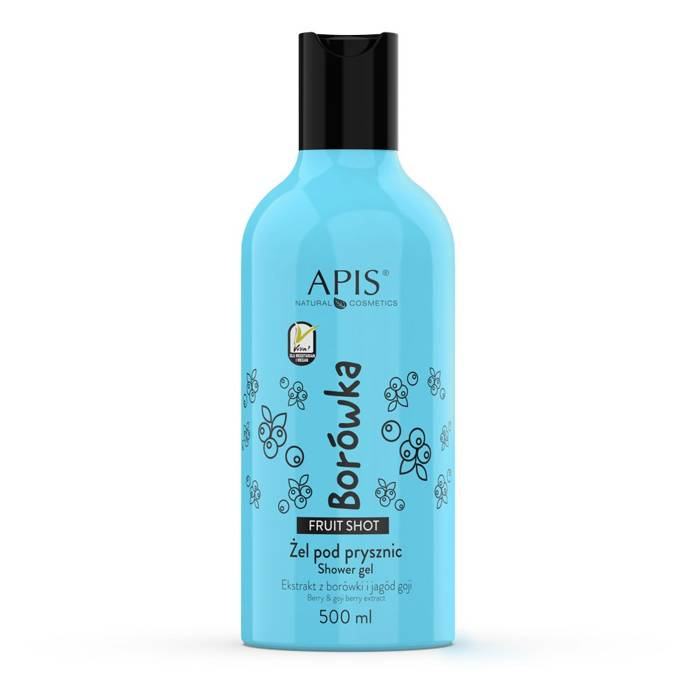 Apis Fruit Shot Borówkowy żel pod prysznic 500 ml