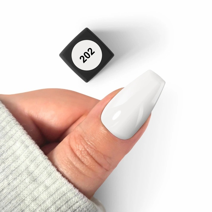 Silcare Lakier hybrydowy Flexy Milky White 202, 4,5 g