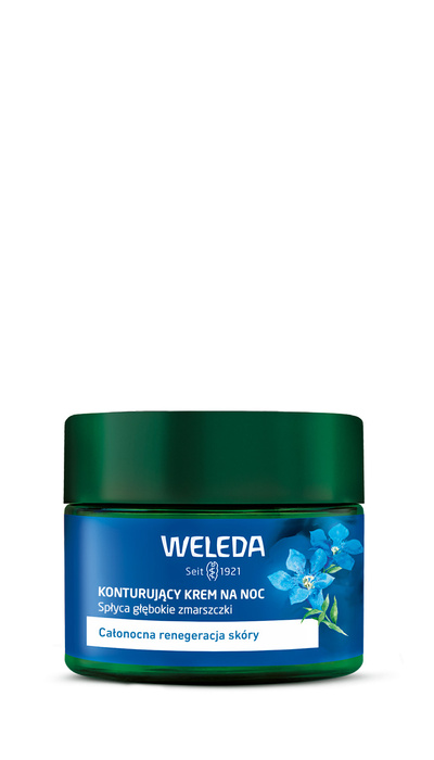 WELEDA Konturujący krem na noc z goryczką letnią i szarotką alpejską, 40 ml