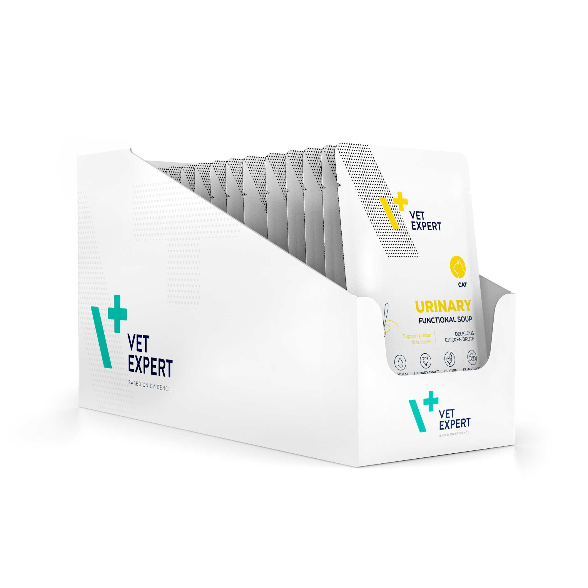 VET EXPERT FUNCTIONAL CAT SOUP URINARY 12x40g - bulion nawadniający dla kotów z problemami układu moczowego