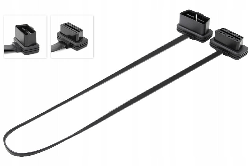 PRZEDŁUŻACZ ADAPTER OBD 2 II 60cm PRZEDŁUŻKA