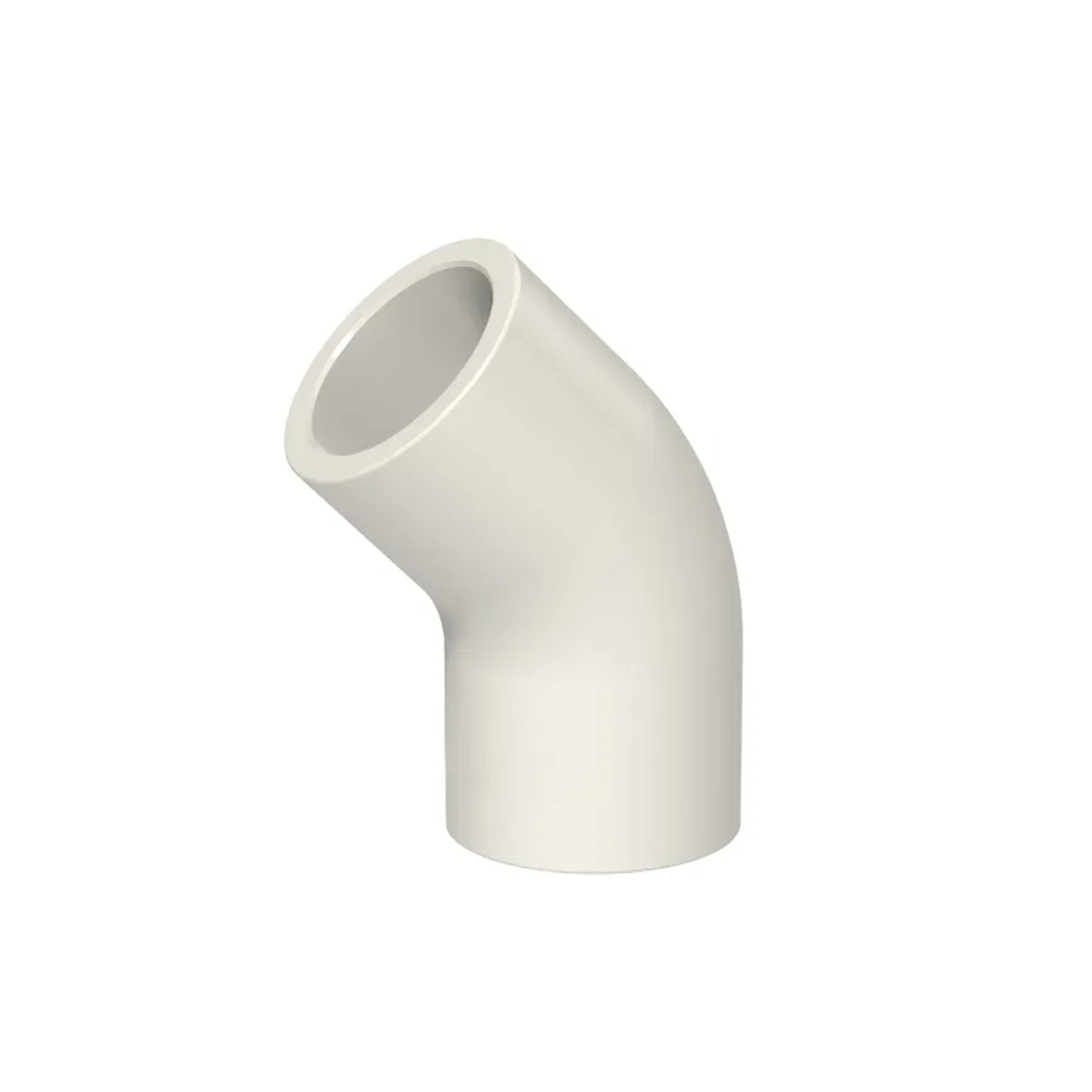 Kolanko PVC 1" 45st KWxKW