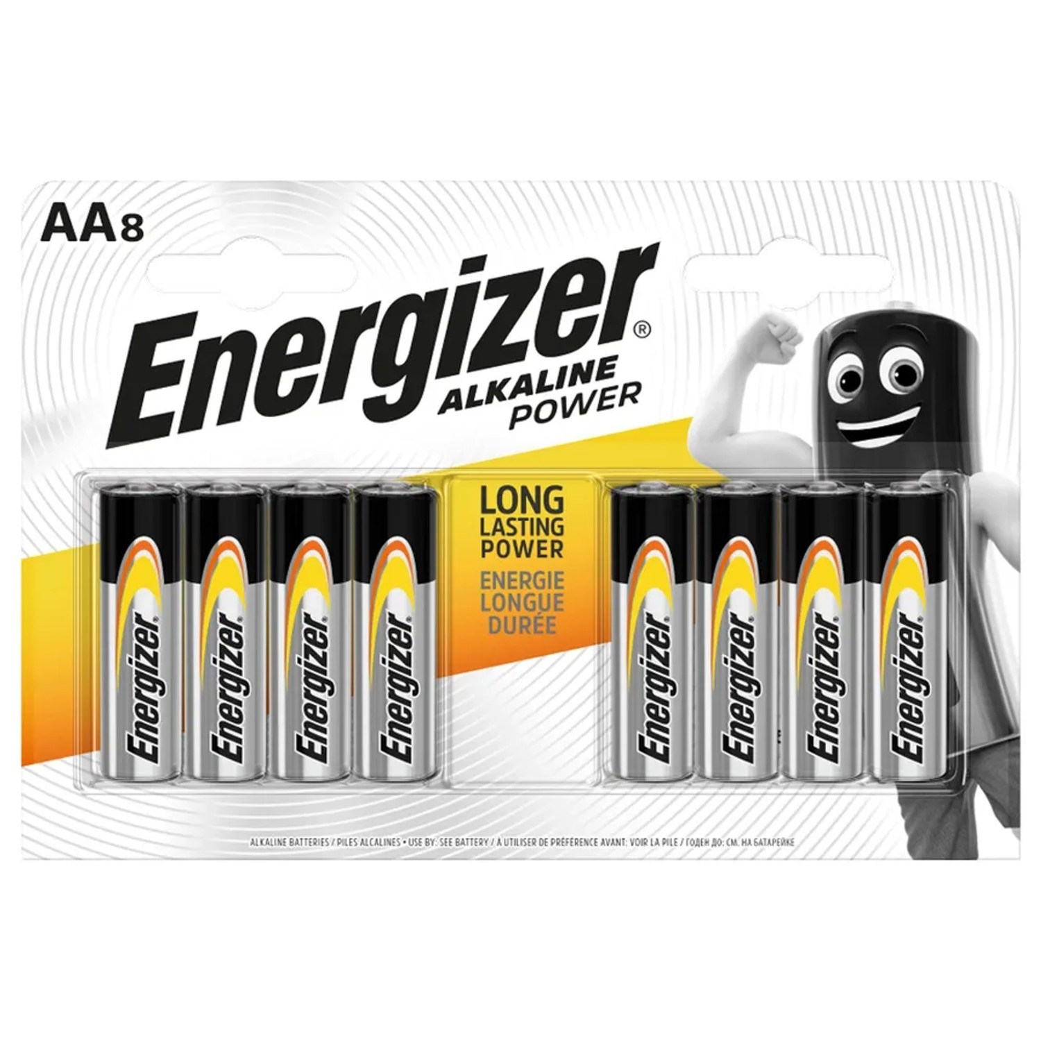 Energizer Baterie alkaliczne AA ALKALINE POWER E91/ 8 szt.