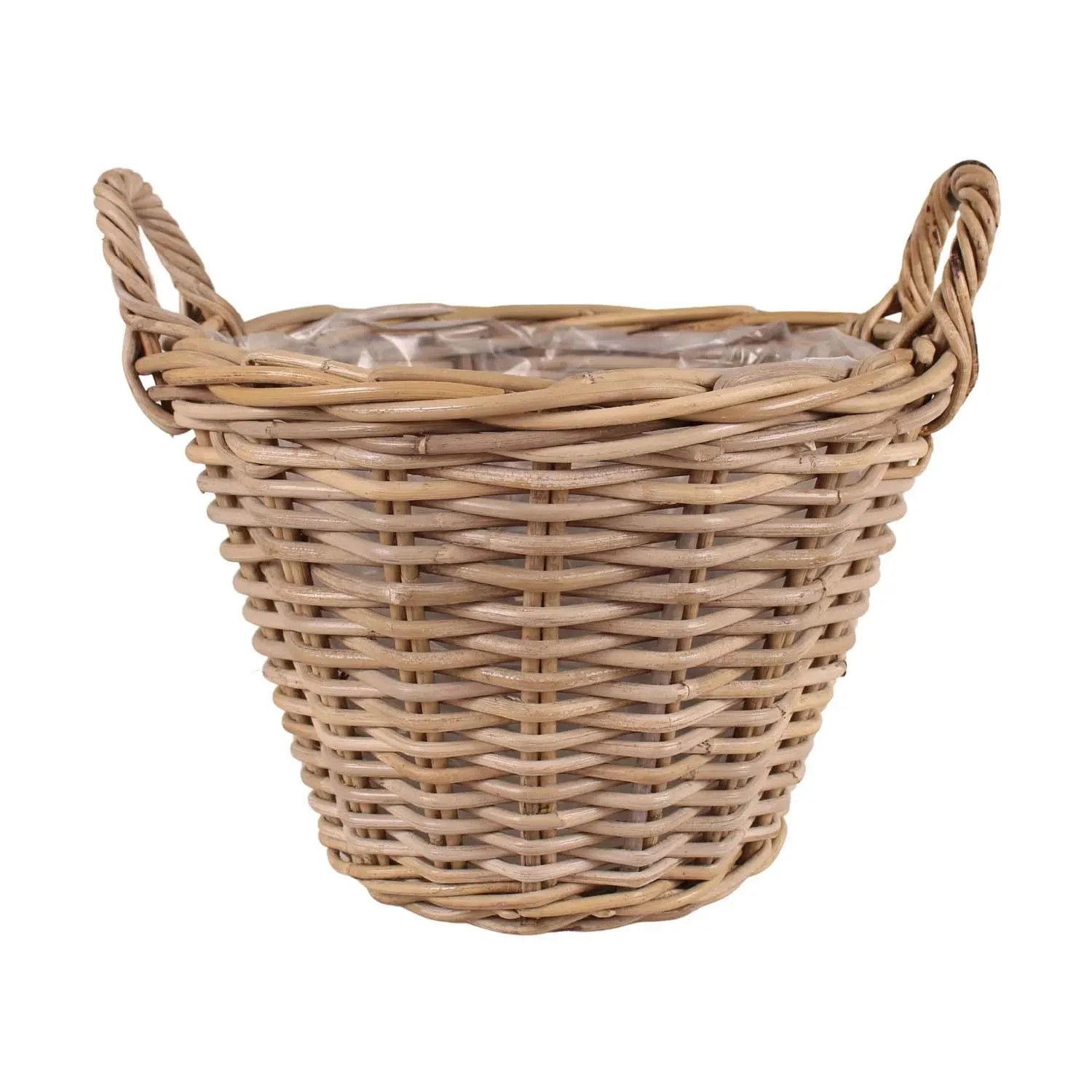 Kosz rattan natural - 30 x 23 cm