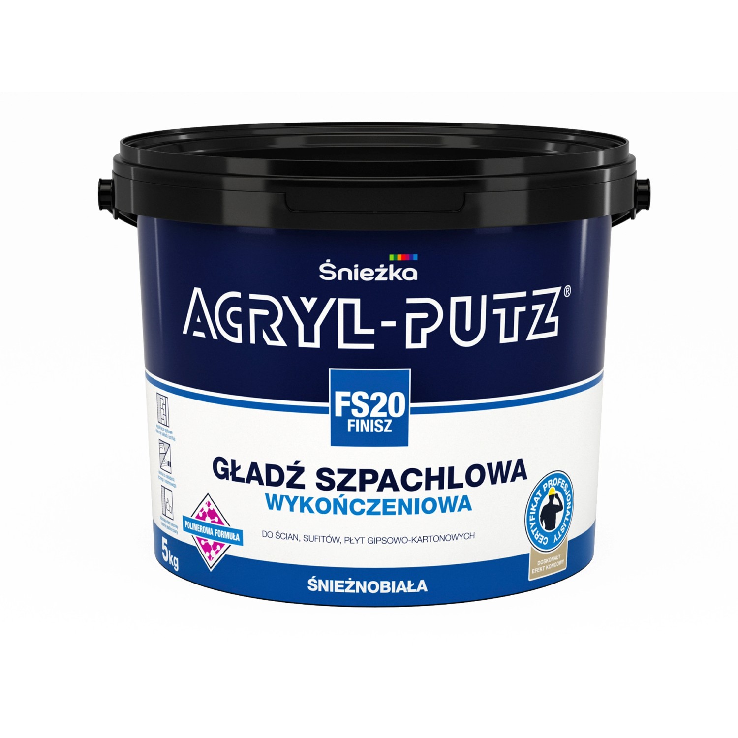 Śnieżka Gładź szpachlowa Acryl Putz FS20 Finisz 5 kg