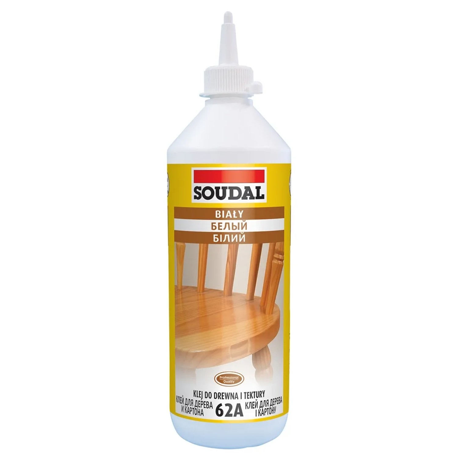 Soudal Klej do drewna 62A biały 250 ml