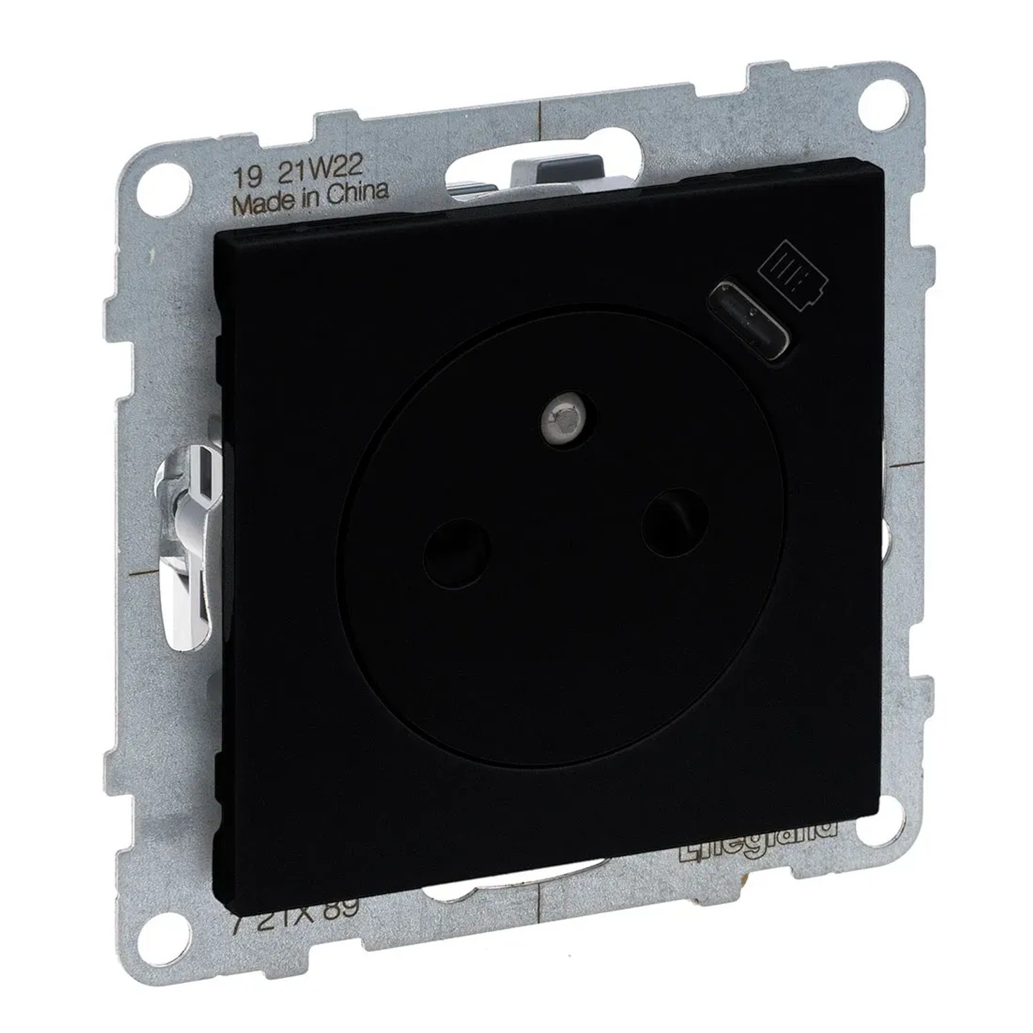 Gniazdo SUNO pojedyncze USB C czarne