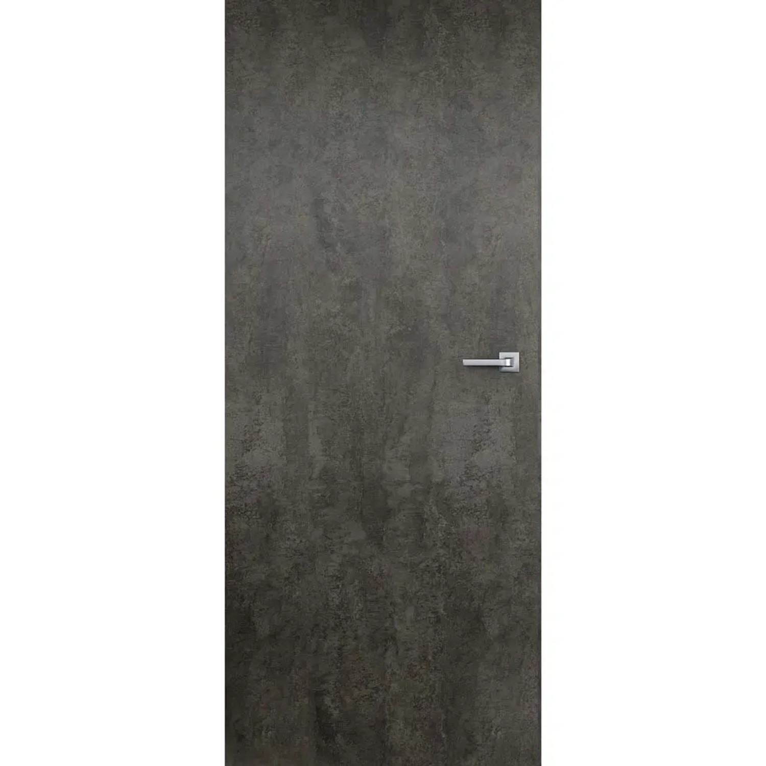 Skrzydło drzwiowe Canis bezprzylgowe Beton ciemny pełne 80