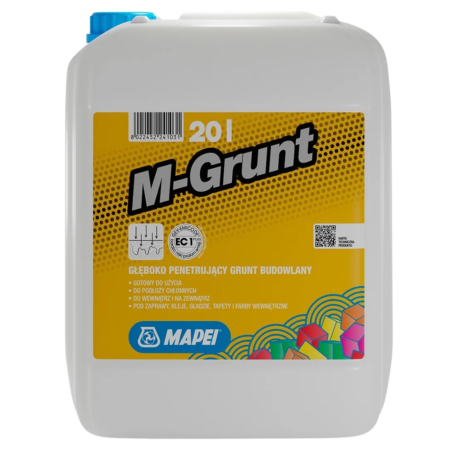 Mapei Grunt głęboko penetrujący M-Grunt 20 L