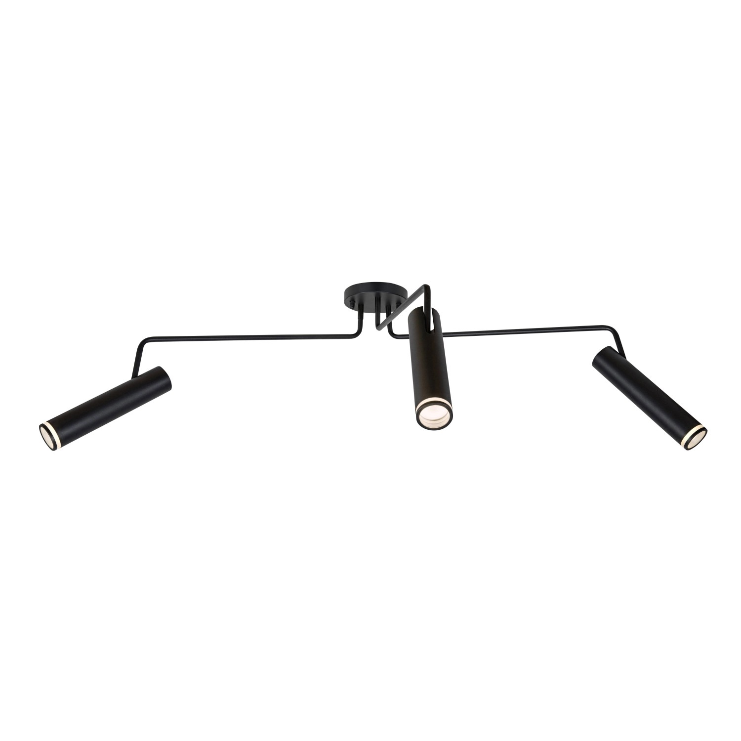 Rabalux Lampa sufitowa Senobia 3x35W GU10 czarna