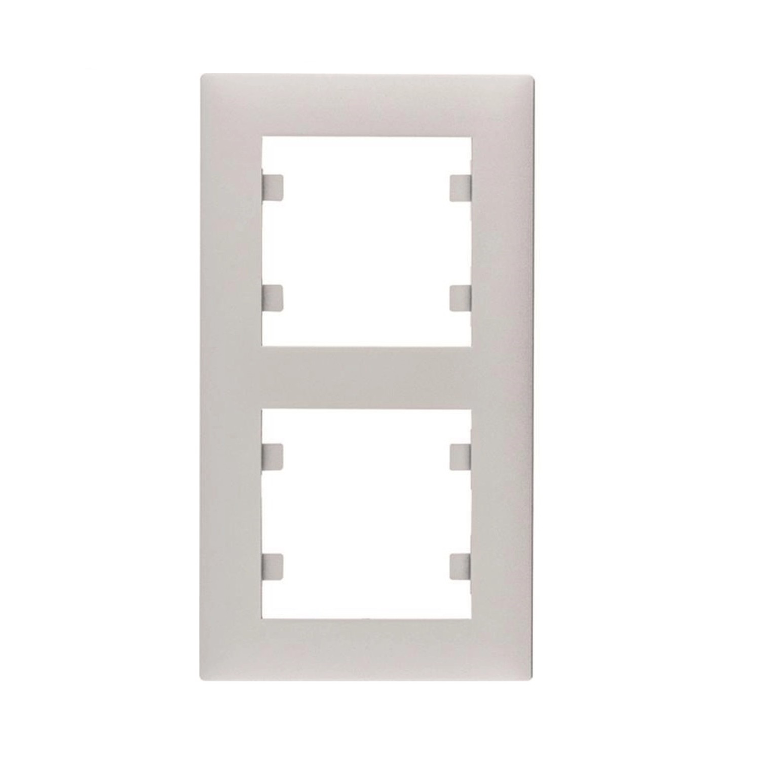 Ramka Lumina 2-krotna pionowa srebrna