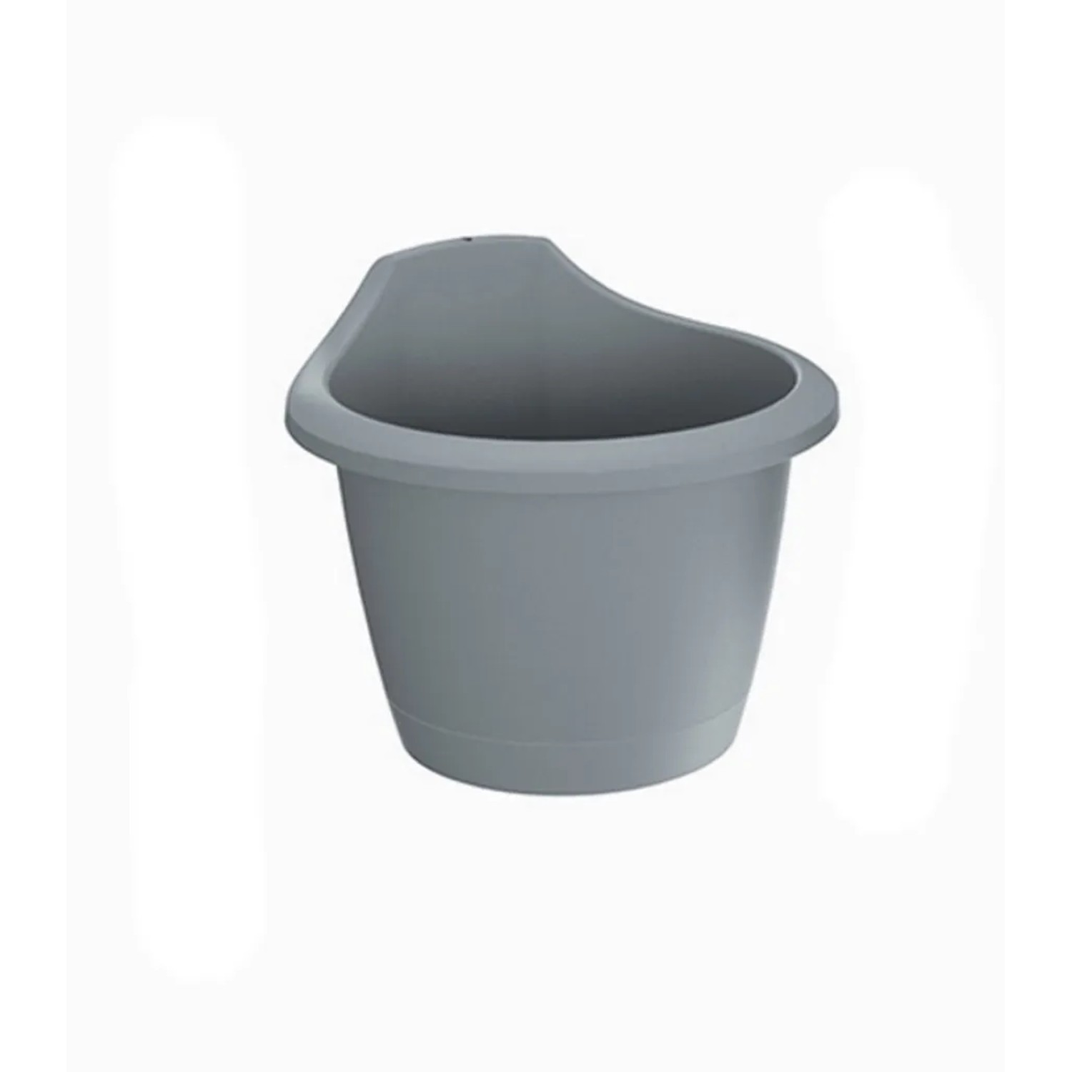 Prosperplast Doniczka Respana Wall szary kamień - 24 cm