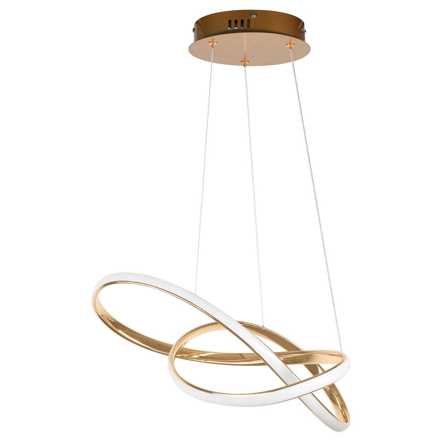 ActiveJet Lampa wisząca LED MEGAN GOLD 35W 4000K 4000lm złota