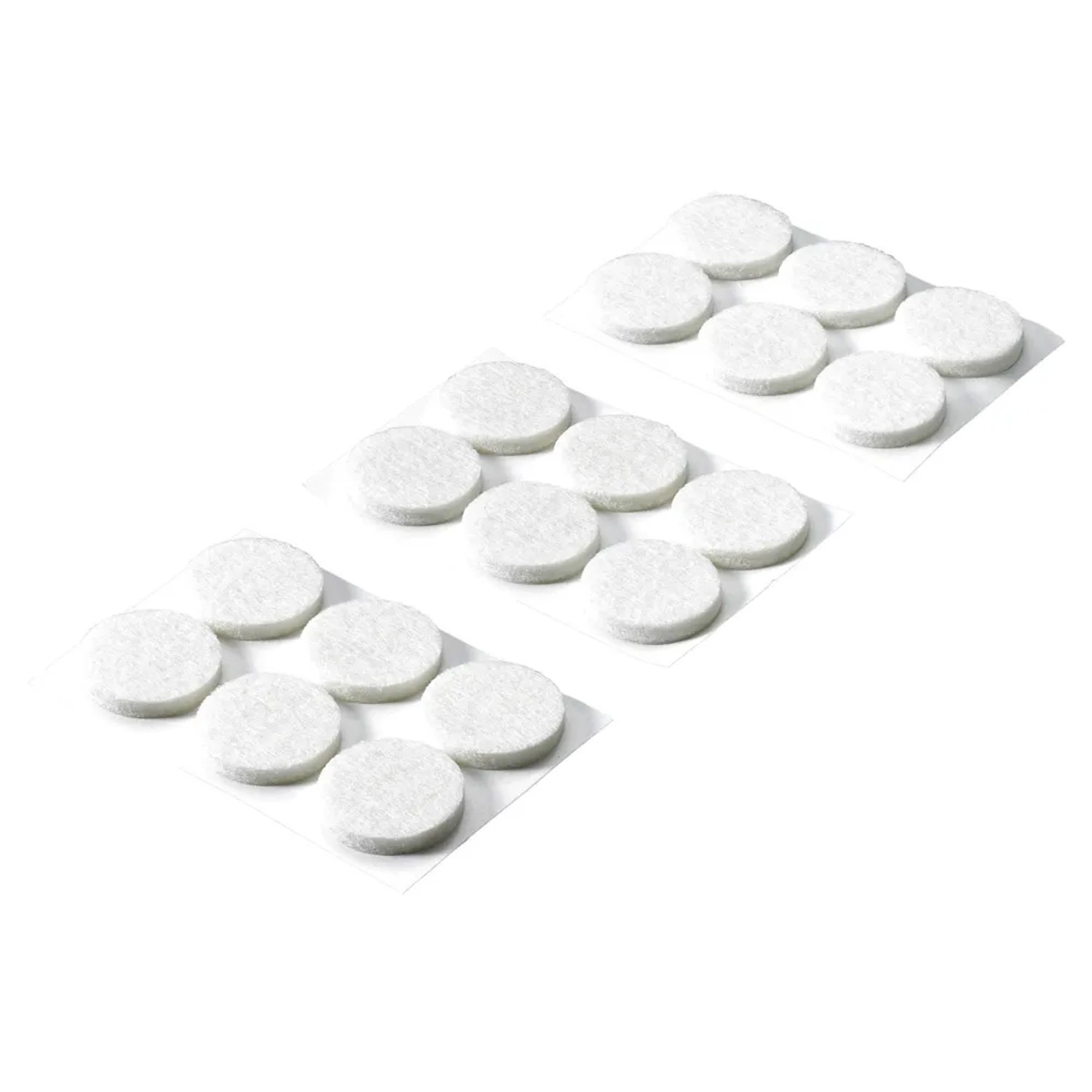 Hettich Podkładki filcowe białe śr. 28mm 18szt