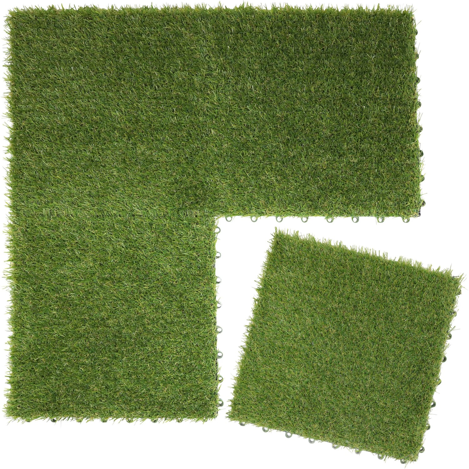 Podest sztuczna trawa opakowanie - 4szt 30 x 30 cm