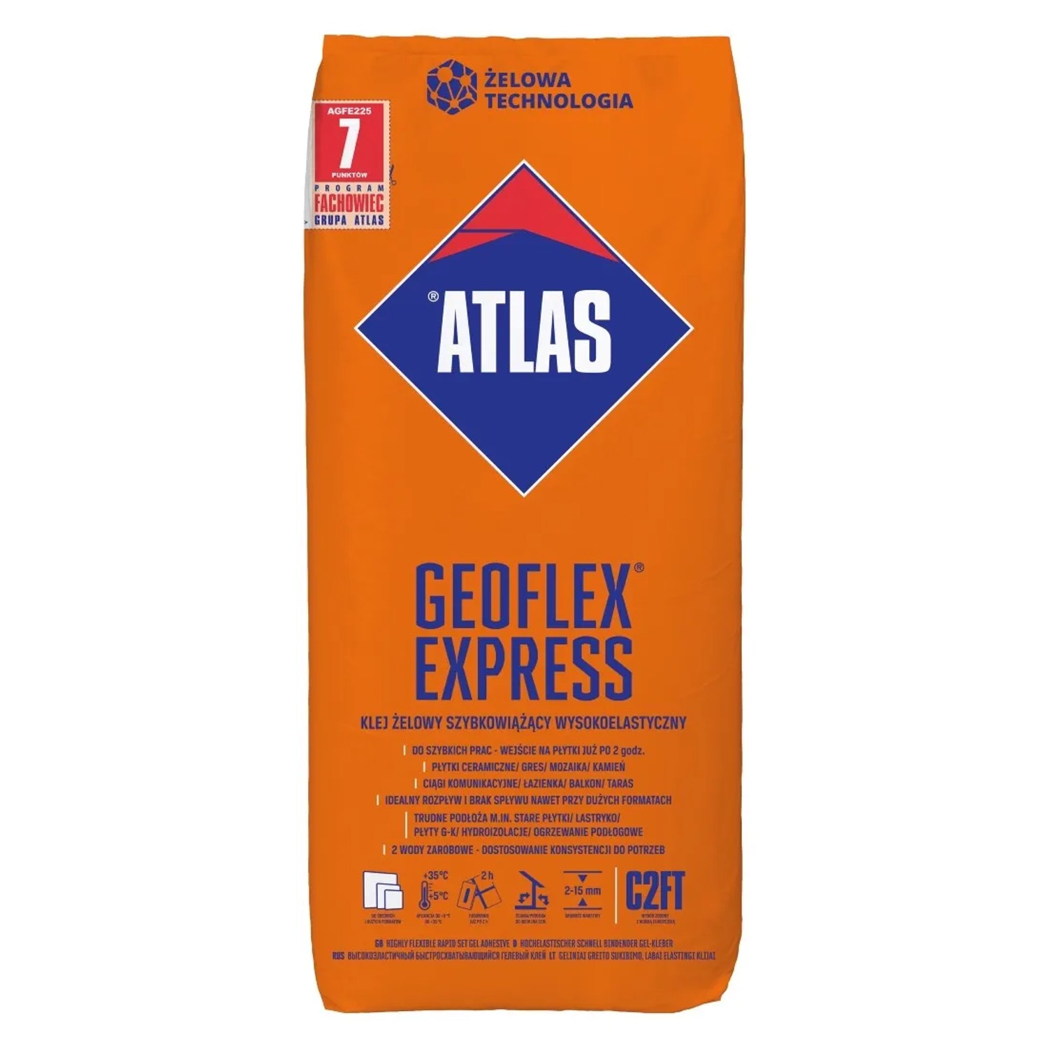 Atlas Klej Geoflex Express 22,5 kg