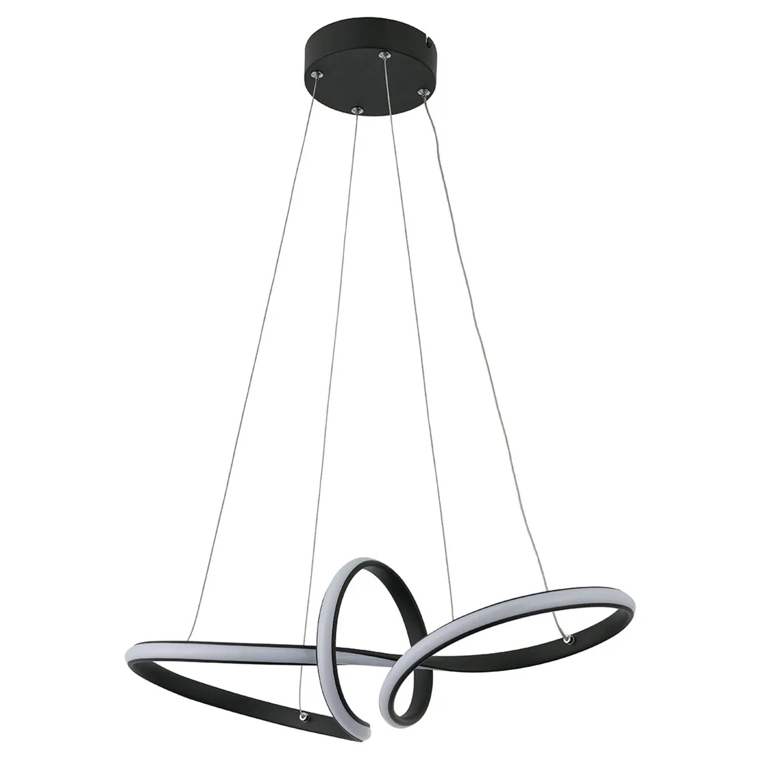 Reality Lampa wisząca LED ADILA 30W 4000K 2400lm czarna