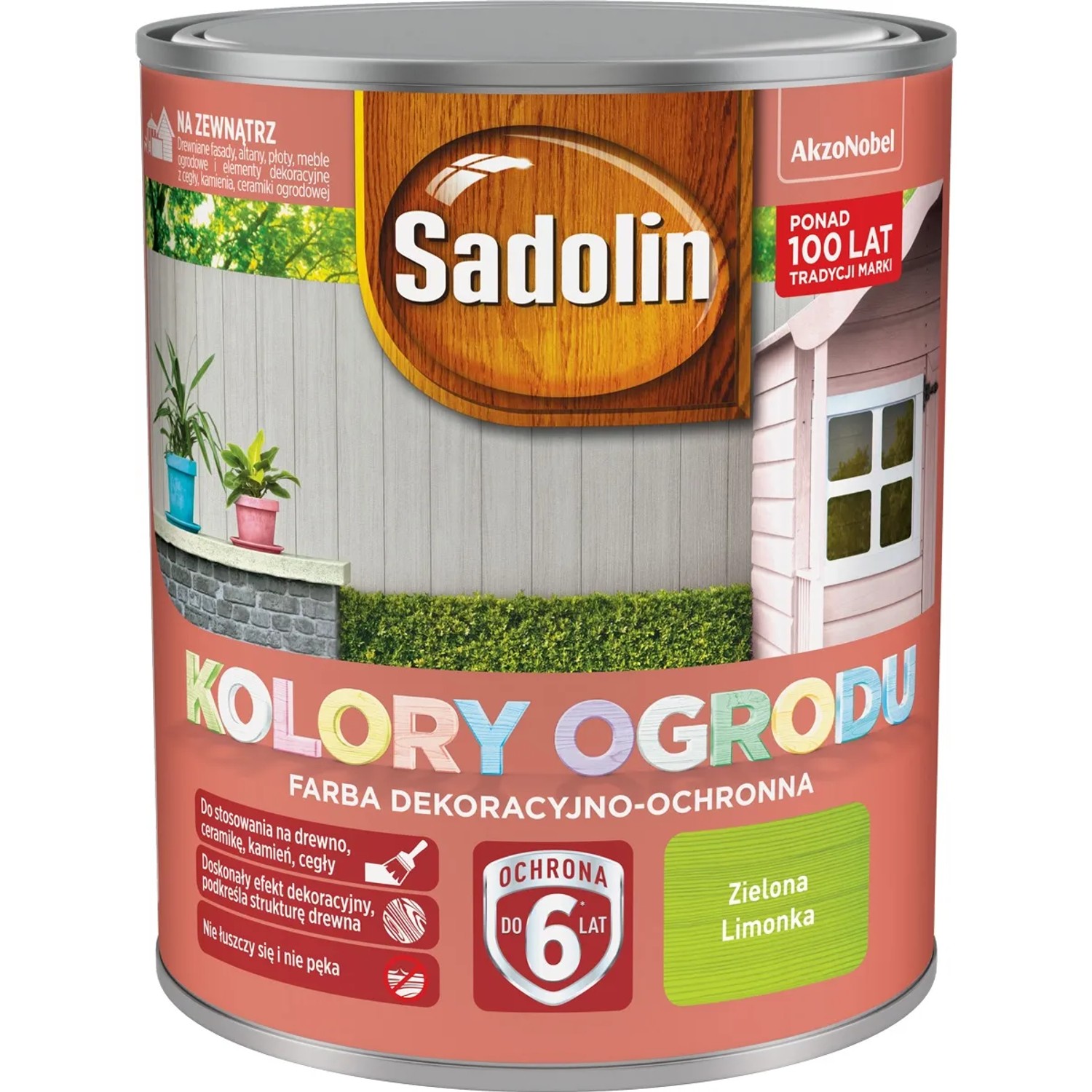 Sadolin Kolory ogrodu Zielona limonka 700 ml