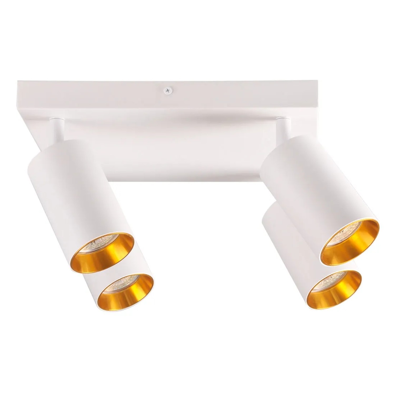 Goldlux Lampa sufitowa MARIBEL 4xGU10 biało-złota