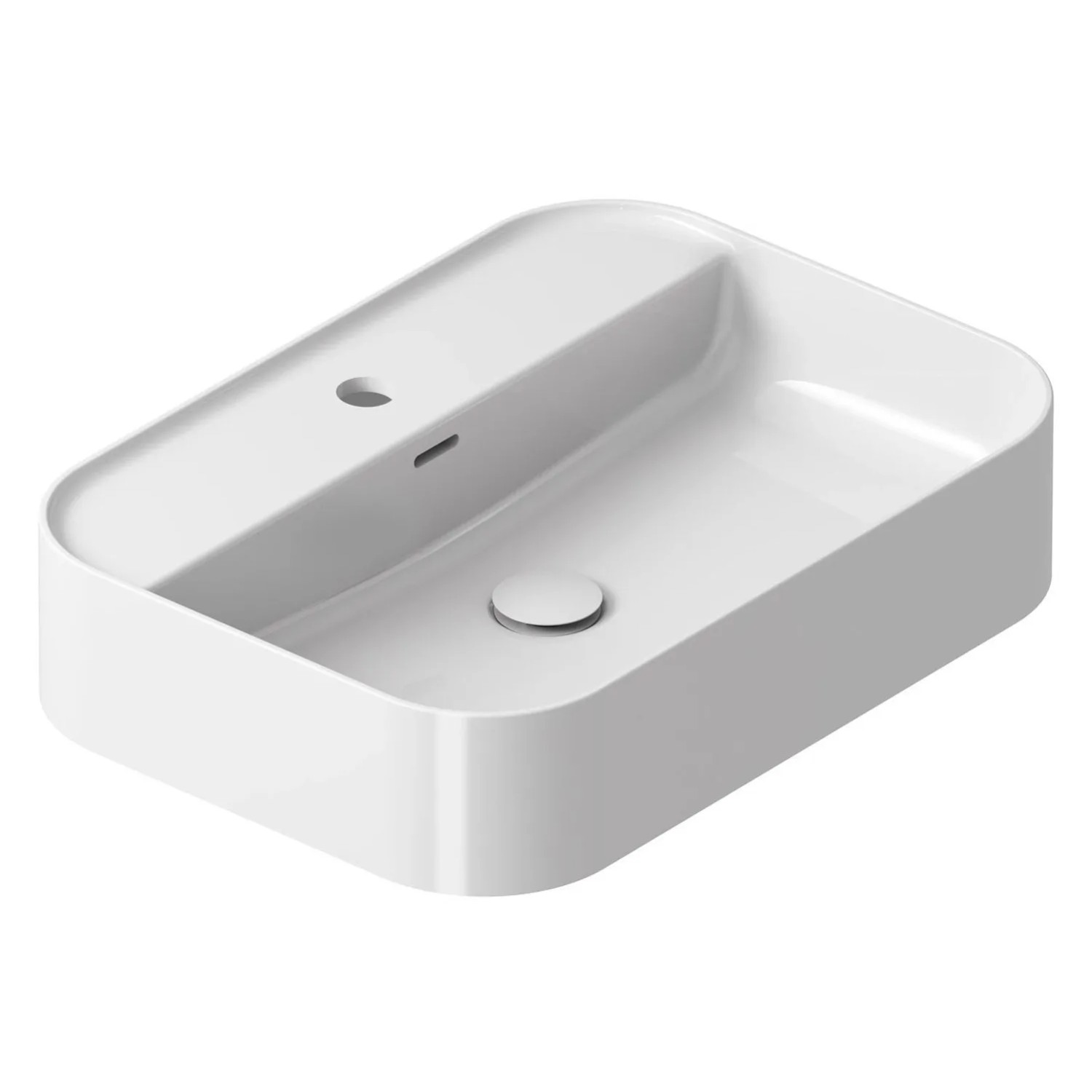 Ravak Umywalka CERAMICR 55 ceramiczna nablatowa 55x40