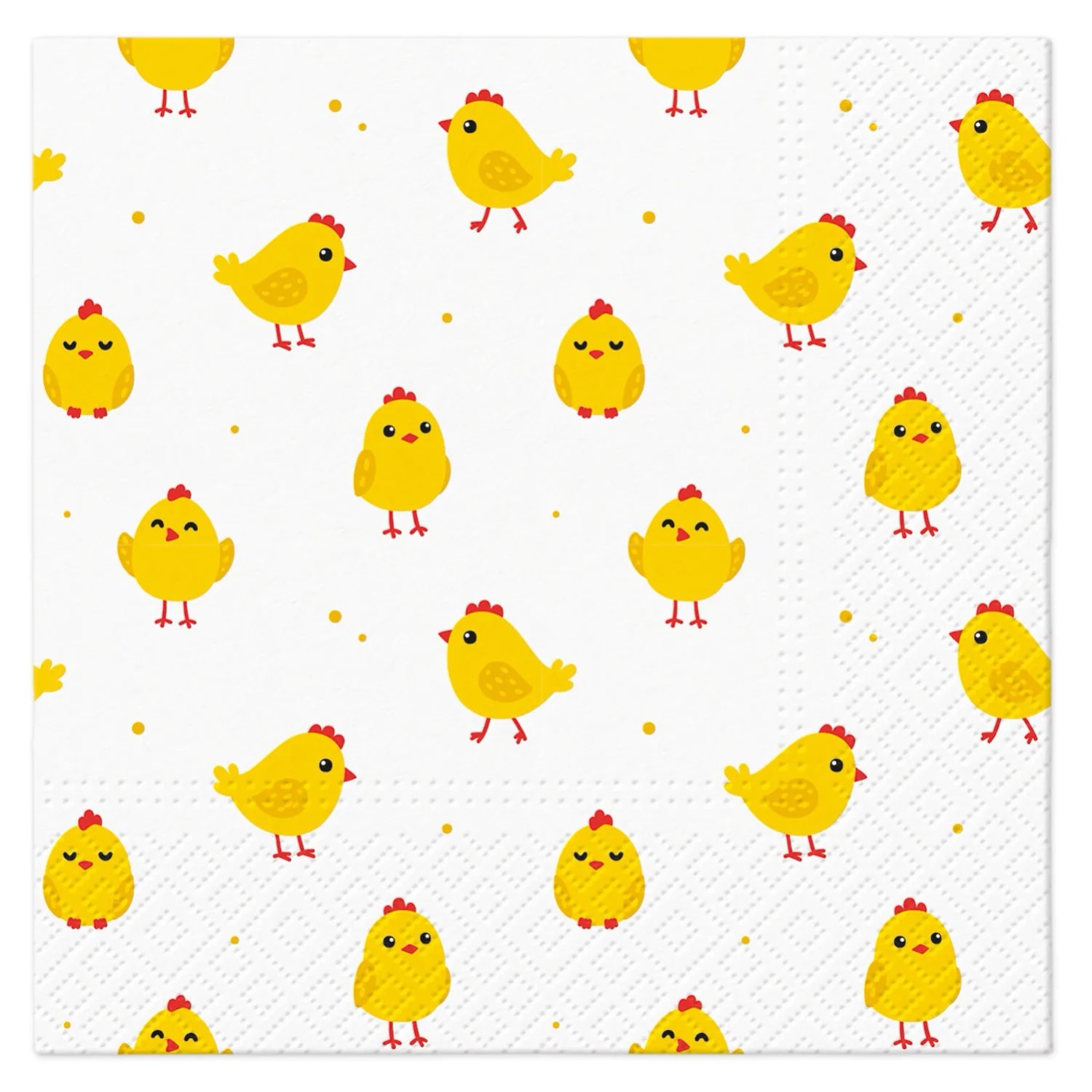Serwetki CUTE CHICKEN - 33 x 33 cm