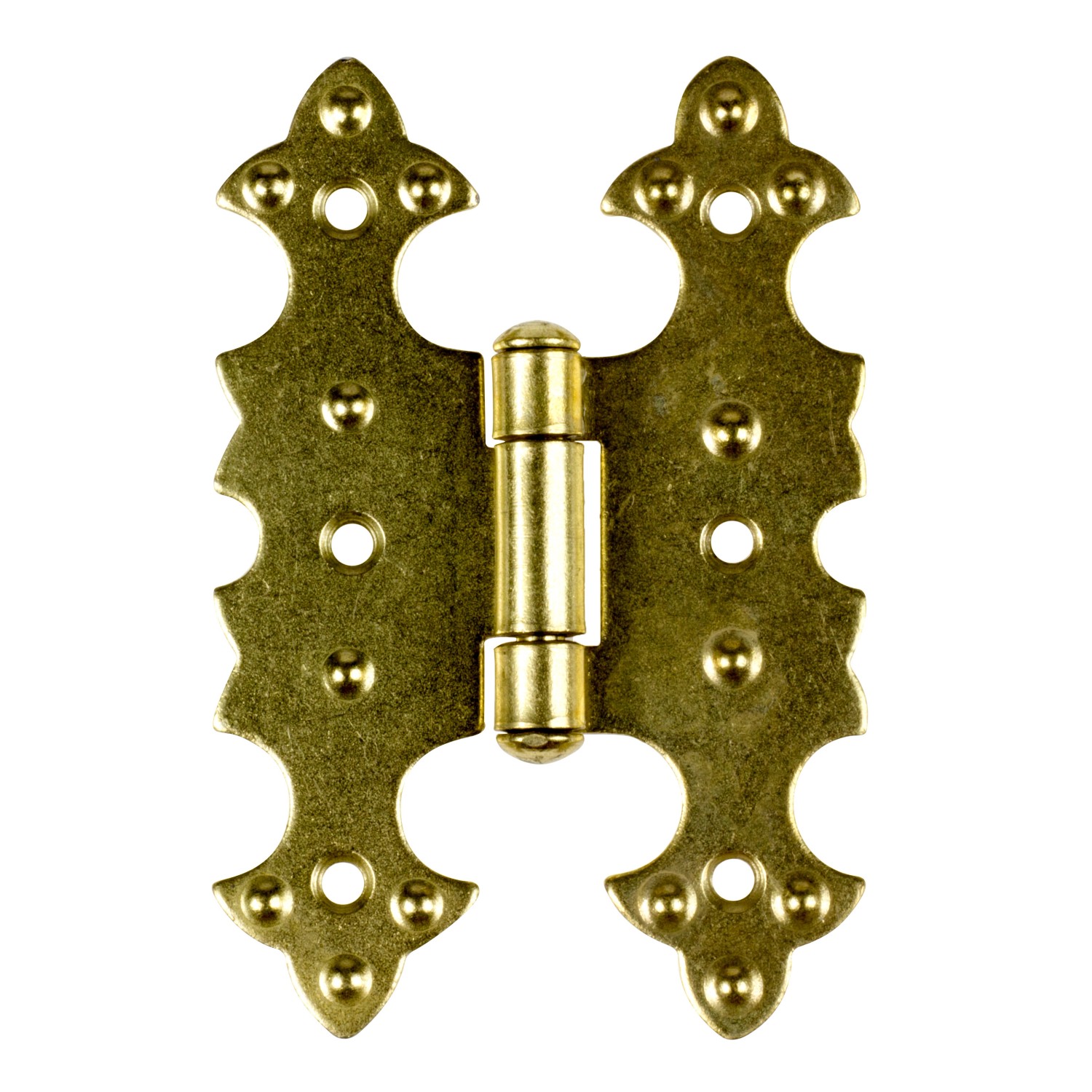 Domino Zawias ozdobny symetryczny mosiądz