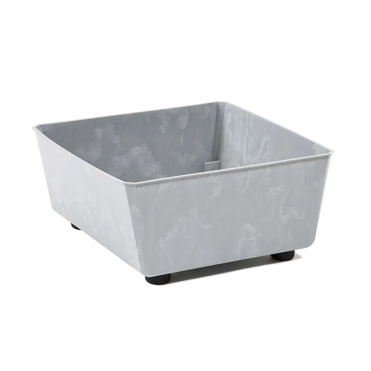 Skrzynka Saga szara beton recycled - 28,5 x 28,5