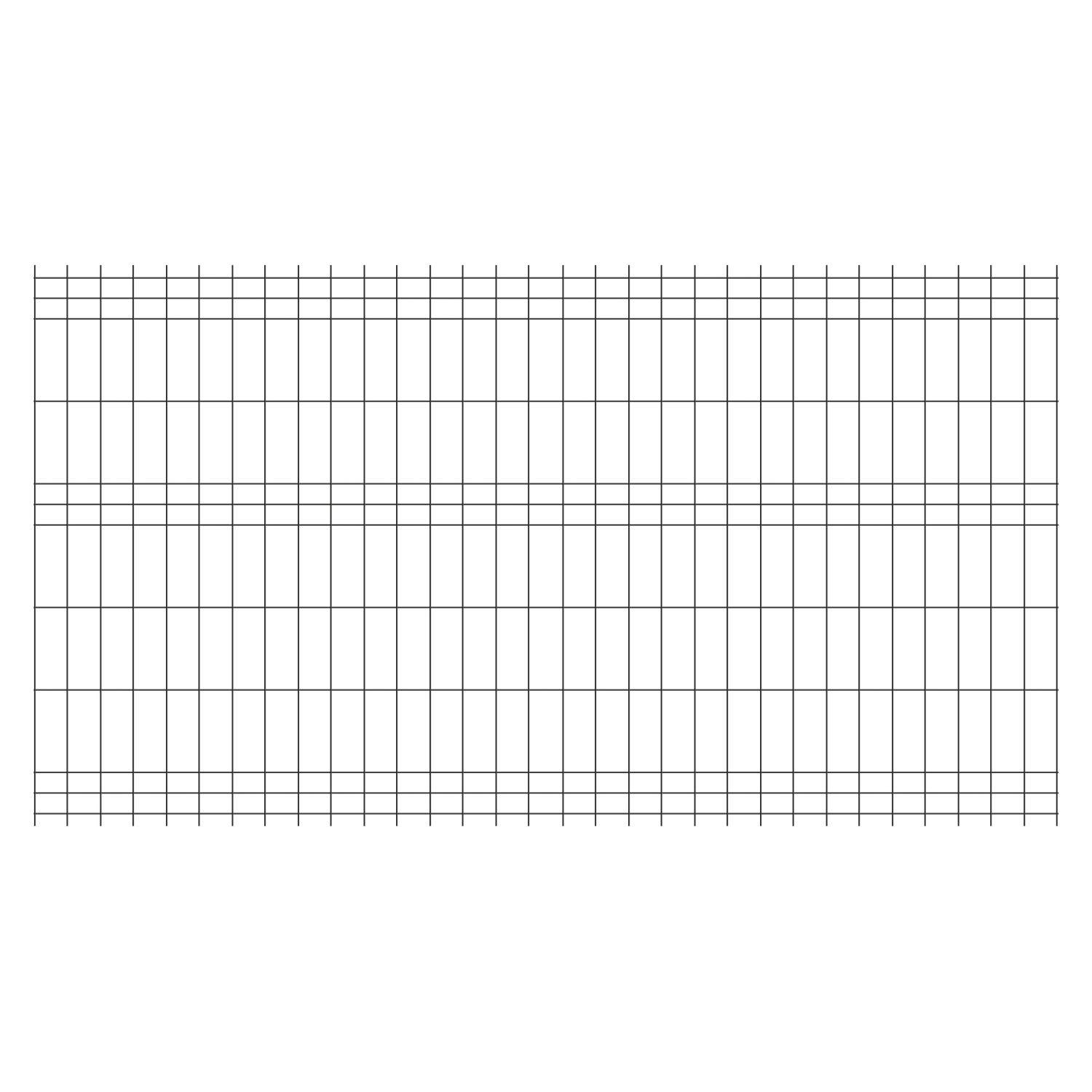 Jarmex Panel ogrodzeniowy 248,5 x 132 cm drut 3,1 mm oczko 8 x 20 cm antracyt