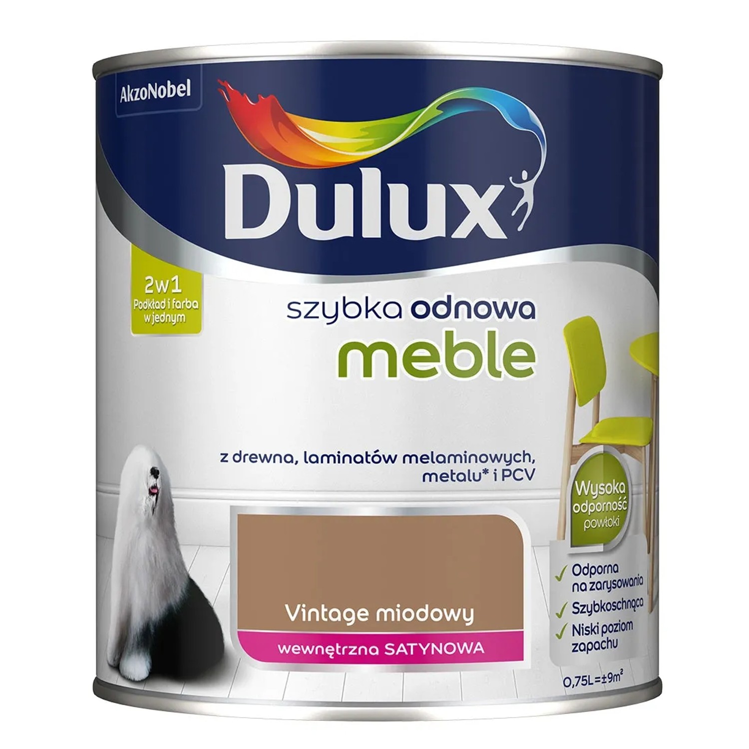 Dulux Szybka odnowa Meble vintage miodowy 750 ml