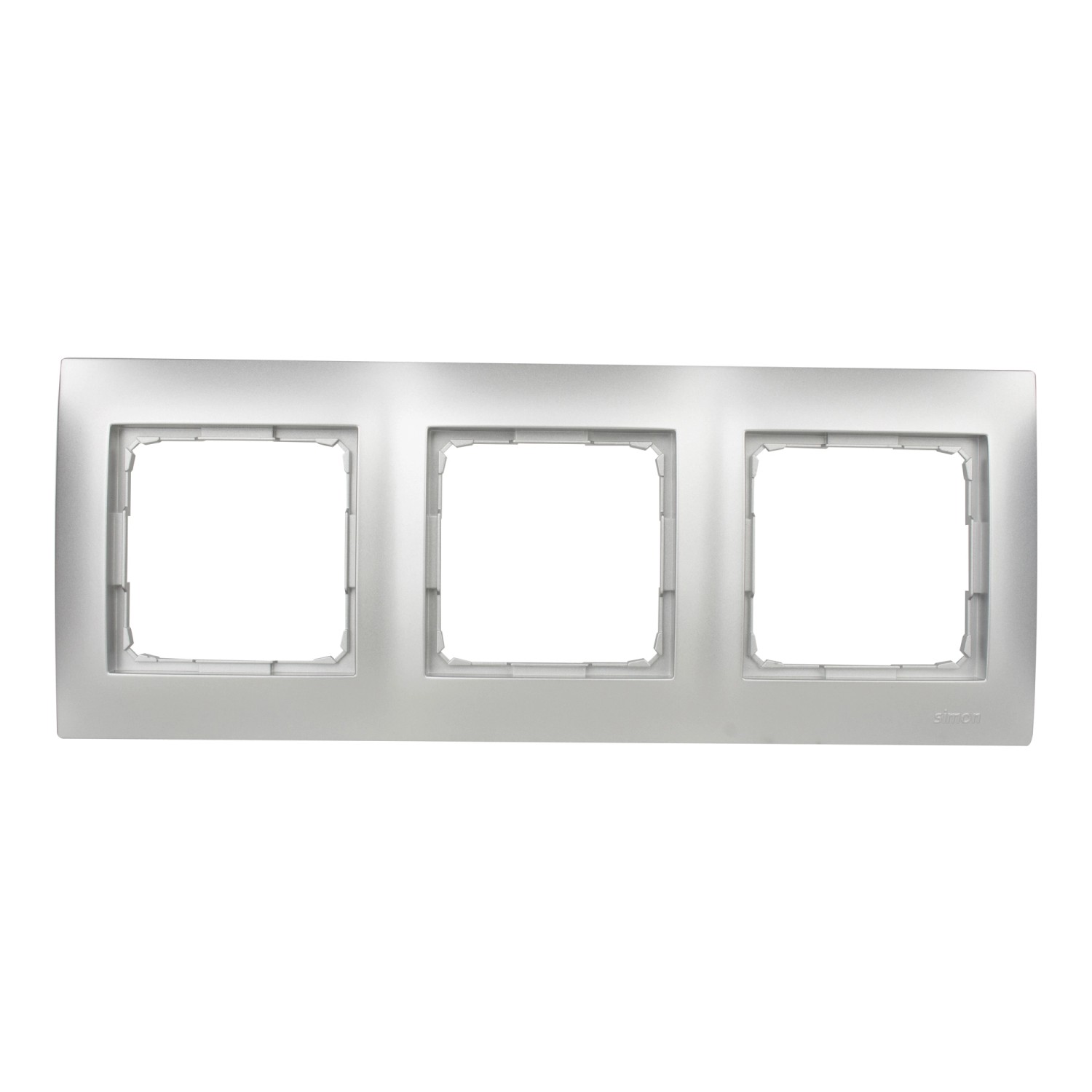 Simon Ramka Simon 54 potrójna srebrna