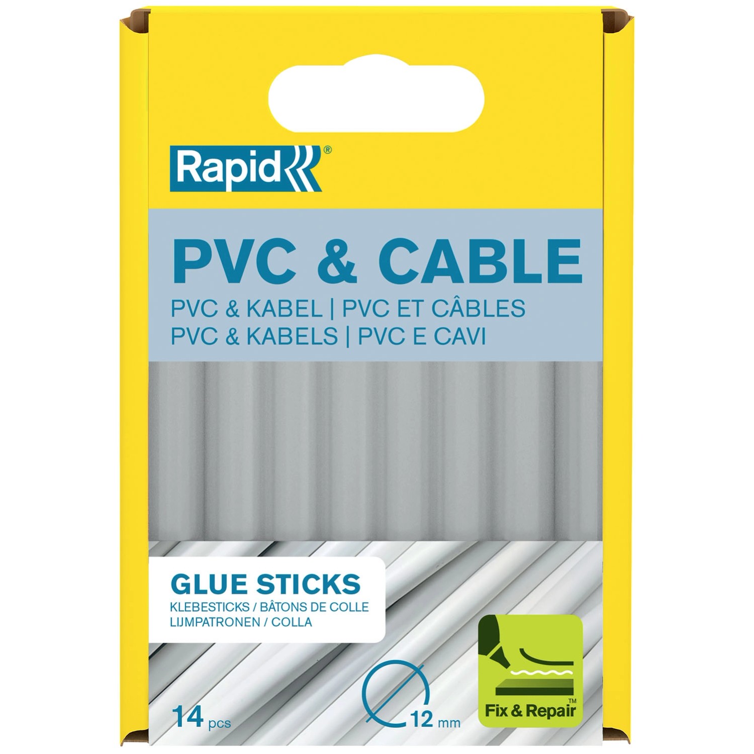 Rapid Klej do kabli i PVC 12 mm